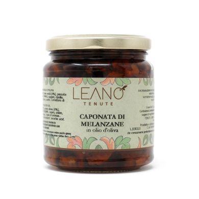 Caponata di melanzane in olio d’oliva